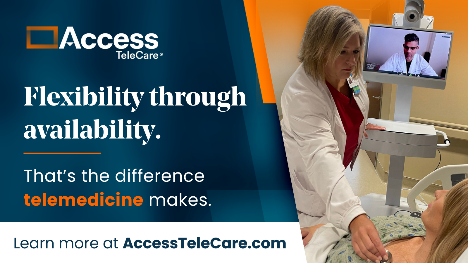 Access TeleCare provides flexibility through availability with hospitalist telemedicine