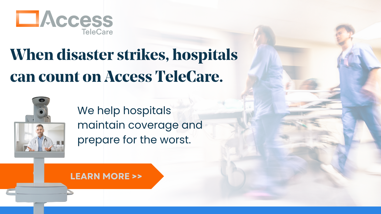 When disaster strikes, hospitals can count on Access TeleCare